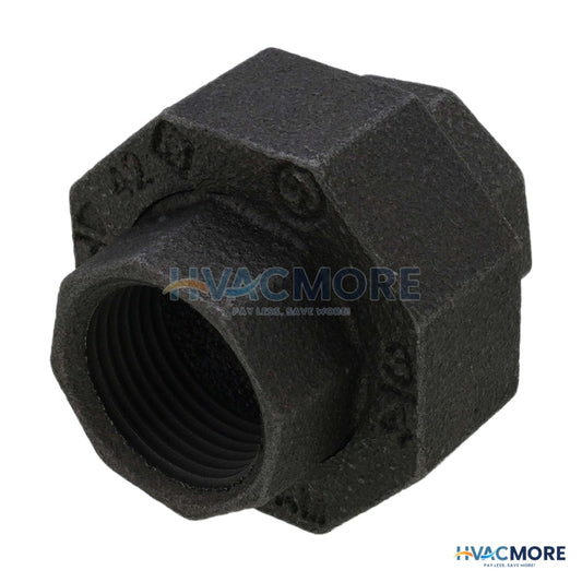 Everflow 3/4 in. Black Malleable Iron Union - BMUN0034
