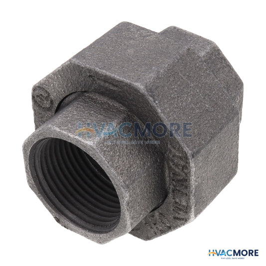 Everflow 1 in. Black Malleable Iron Union - BMUN0100