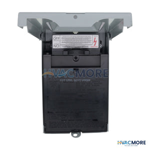Eaton 30A Fused A/C Disconnect, Pull-Out, 120/240V, NEMA 3R - DPF221R