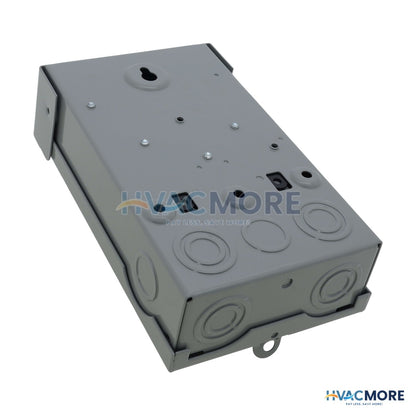 Eaton 30A Fused A/C Disconnect, Pull-Out, 120/240V, NEMA 3R - DPF221R