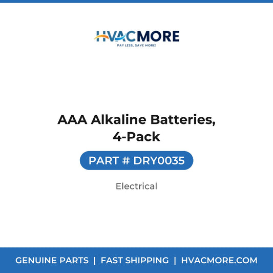 AAA Alkaline Batteries, 4-Pack - DRY0035