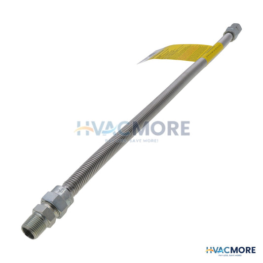 Flexible Gas Connector, 1/2 in. MIP x 1/2 in. FIP, 24 in. Long - FGL1224