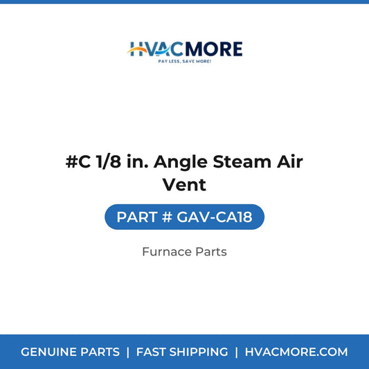 #C 1/8 in. Angle Steam Air Vent - GAV-CA18