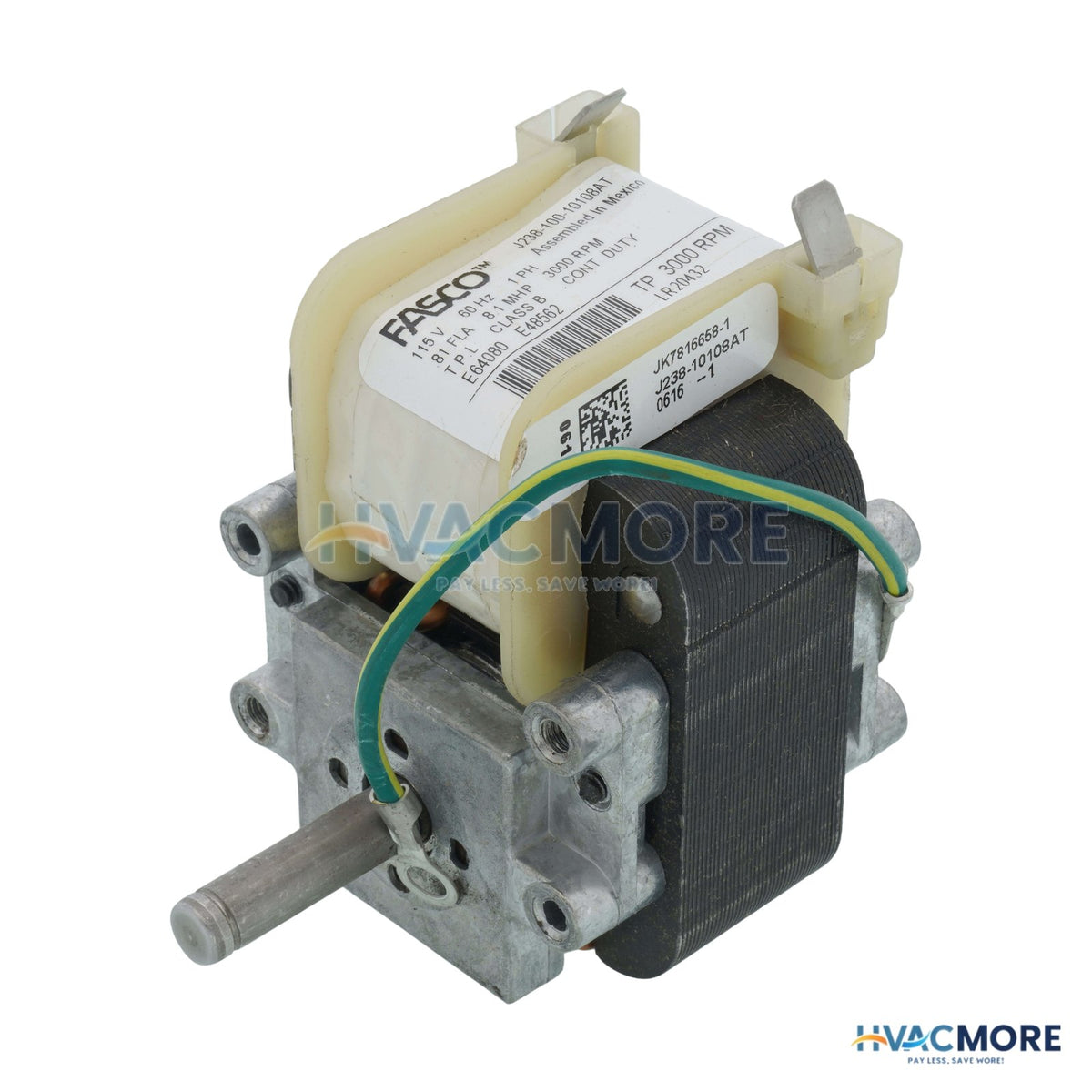 Carrier 115V 3000 RPM Inducer Motor (Motor Only) - HC21ZE121