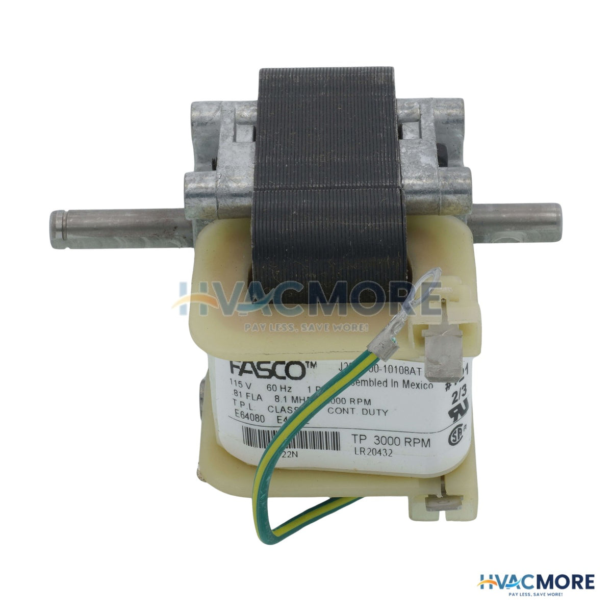 Carrier 115V 3000 RPM Inducer Motor (Motor Only) - HC21ZE121