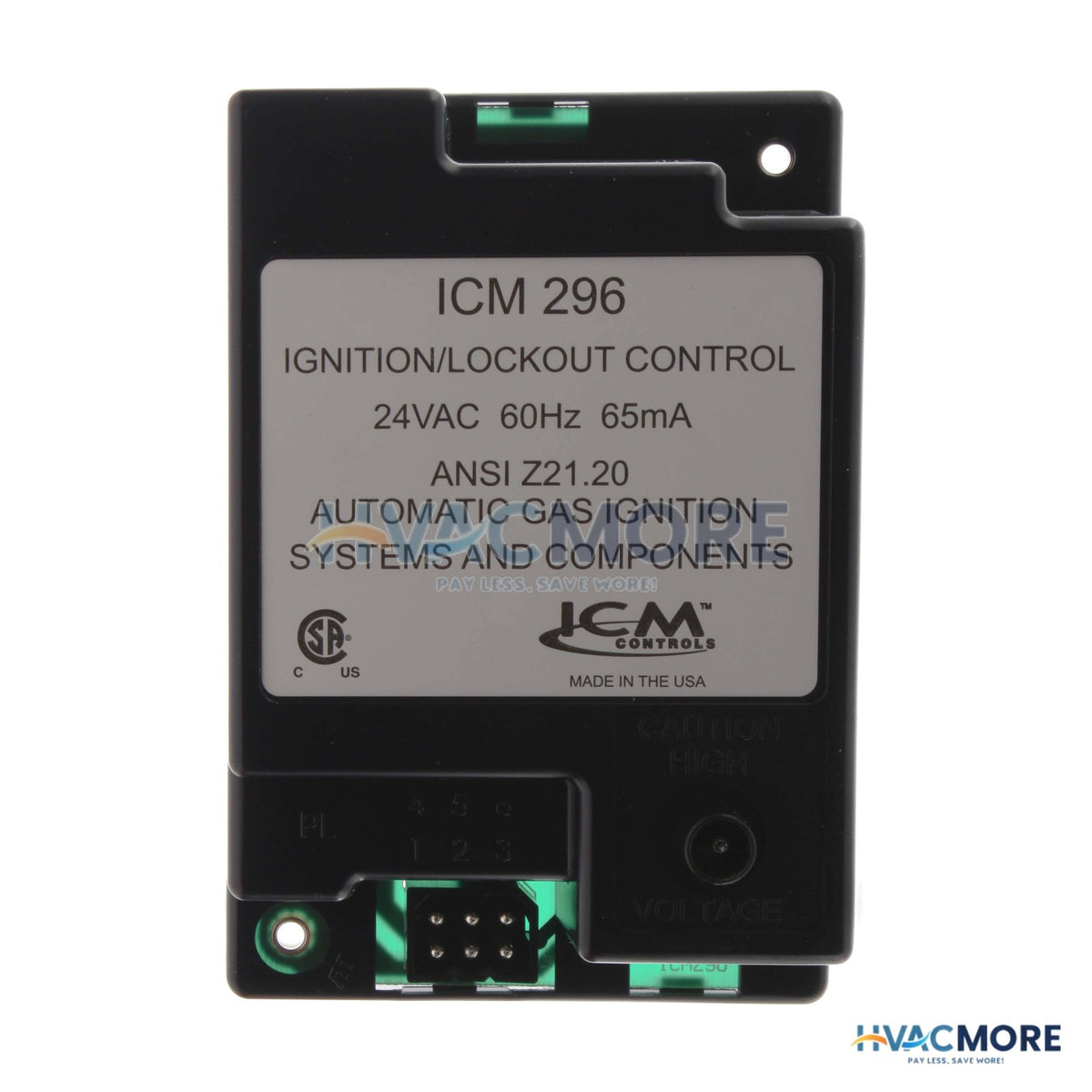 ICM Controls Spark Ignition Control Module, Carrier LH33WZ512 Replacement - ICM296