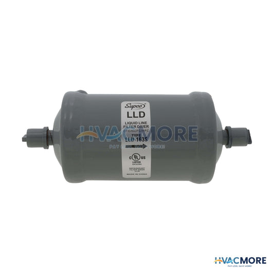 Supco 3/8 in. ODF Liquid Line Filter Drier, 16 cu. in. - LLD163S