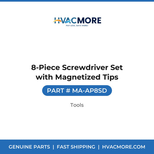 8-Piece Screwdriver Set with Magnetized Tips - MA-AP8SD