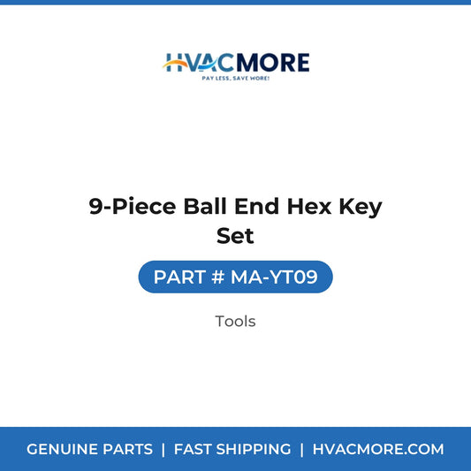 9-Piece Ball End Hex Key Set - MA-YT09