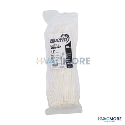 11 in. Natural Nylon Cable Ties - MA03181-2