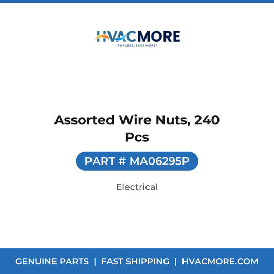 Assorted Wire Nuts, 240 Pcs - MA06295P
