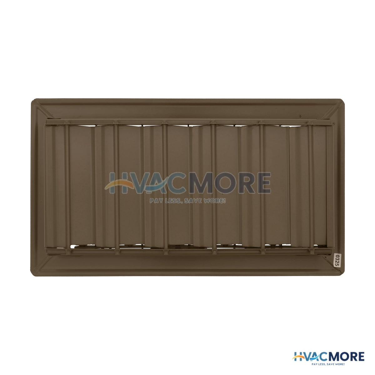 6 in. x 12 in. Floor Register, Brown - MFFR612B
