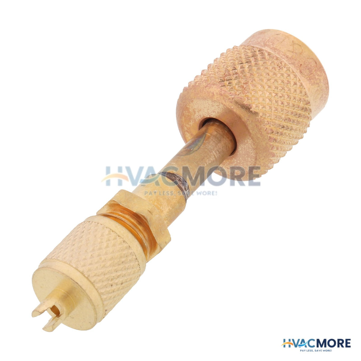 DiversiTech Brass Adapter, 1/4 in. Male Flare x 1/2 in. Female UNF - MSA-45