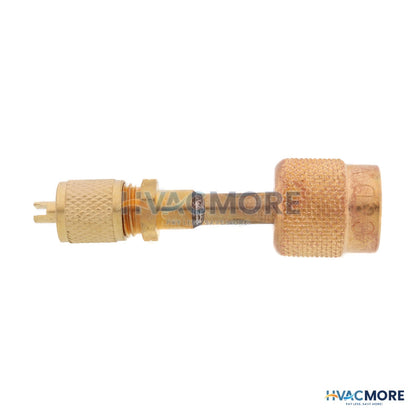 DiversiTech Brass Adapter, 1/4 in. Male Flare x 1/2 in. Female UNF - MSA-45