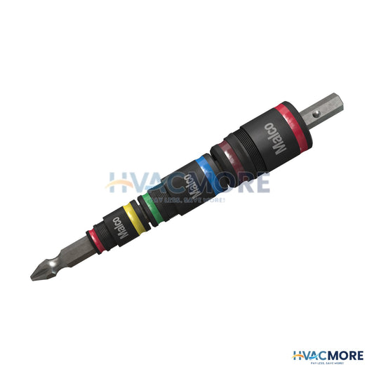 Malco 7-in-1 C-RHEX Flip Bit with Driver Head, #2 Phillips - MTP2