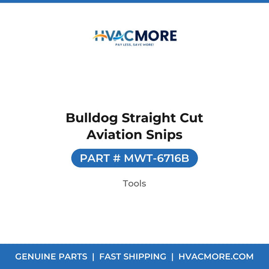 Bulldog Straight Cut Aviation Snips - MWT-6716B