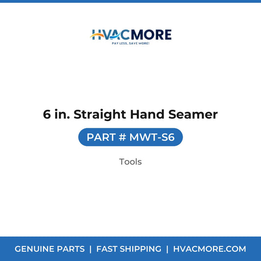 6 in. Straight Hand Seamer - MWT-S6