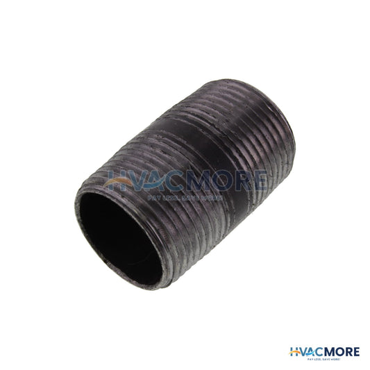 Everflow 1 in. x 2 in. Black Steel Nipple - NPBL1020