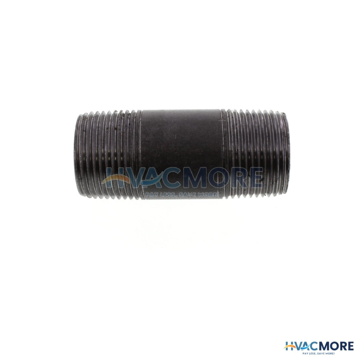 Everflow 1 in. x 3 in. Black Steel Nipple - NPBL1030