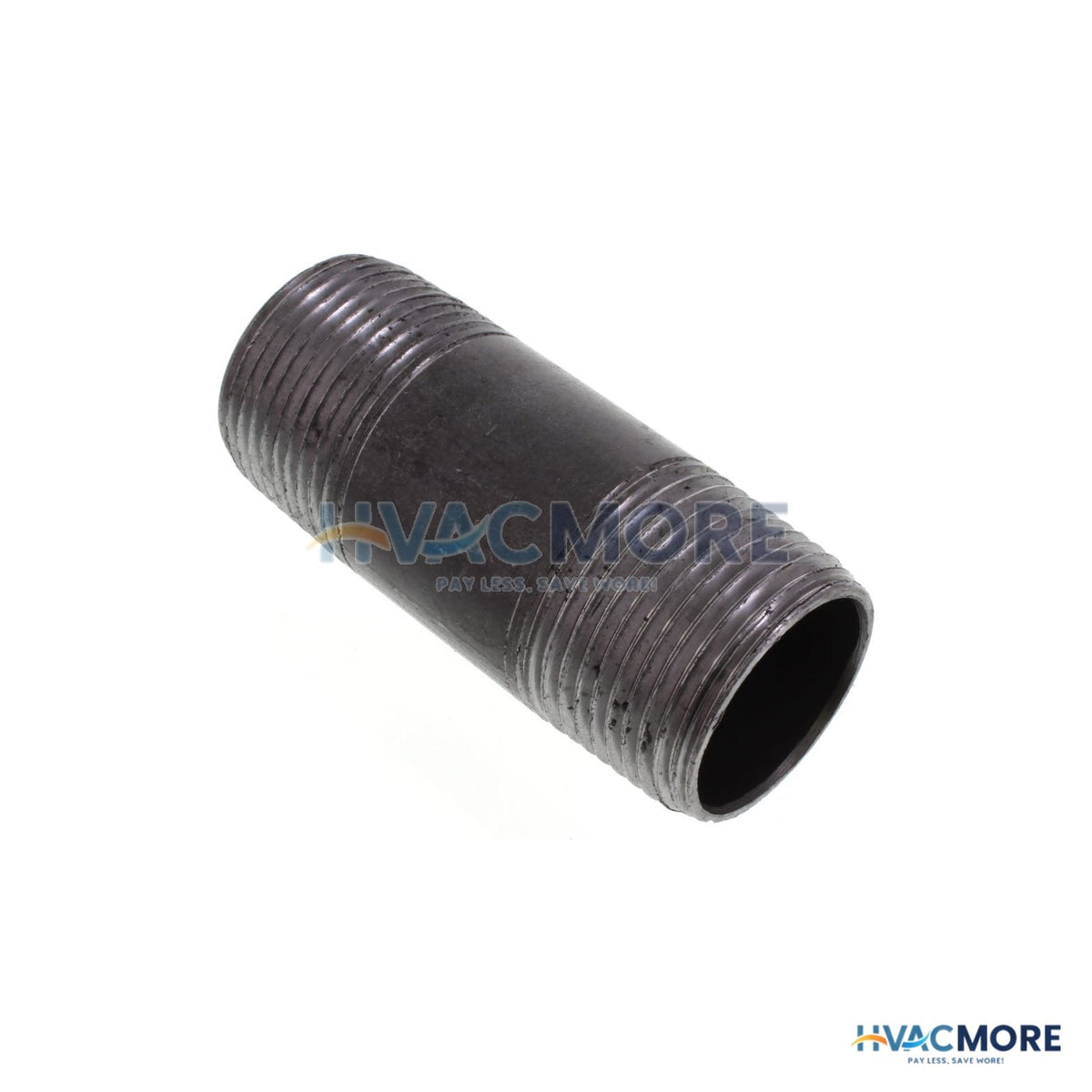 Everflow 1 in. x 3 in. Black Steel Nipple - NPBL1030