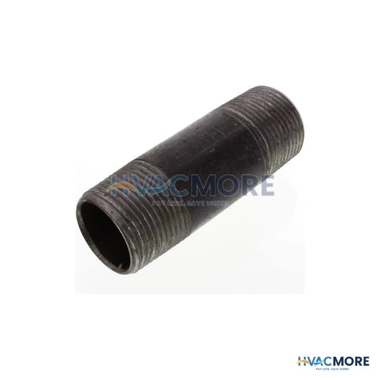 Everflow 1 in. x 3-1/2 in. Black Steel Nipple - NPBL1035