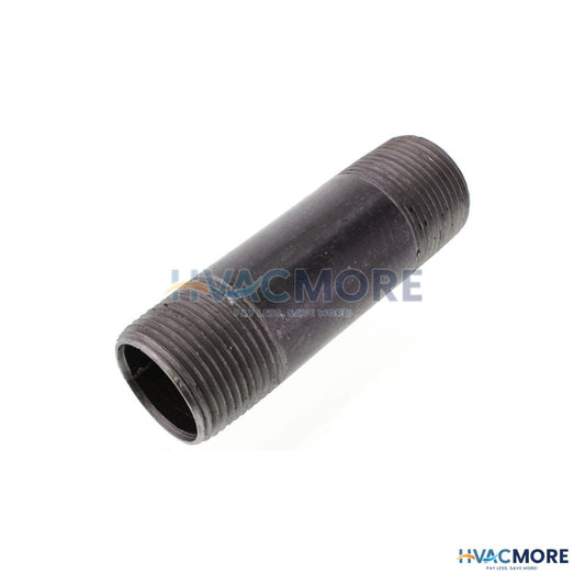 Everflow 1 in. x 4 in. Black Steel Nipple - NPBL1040