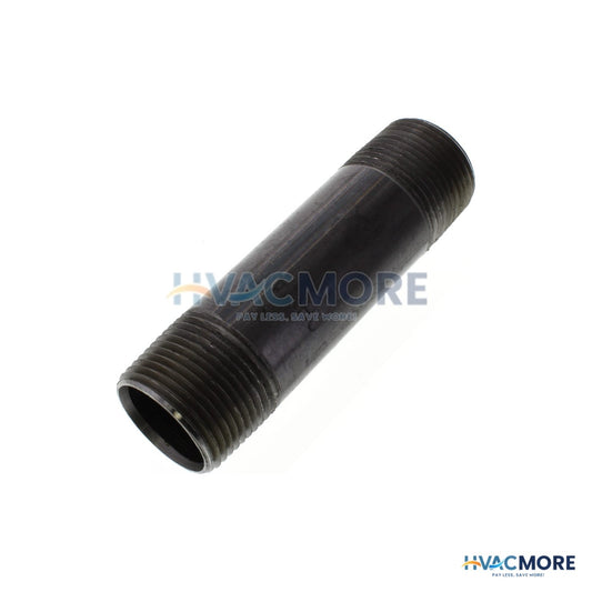 Everflow 1 in. x 4-1/2 in. Black Steel Nipple - NPBL1045