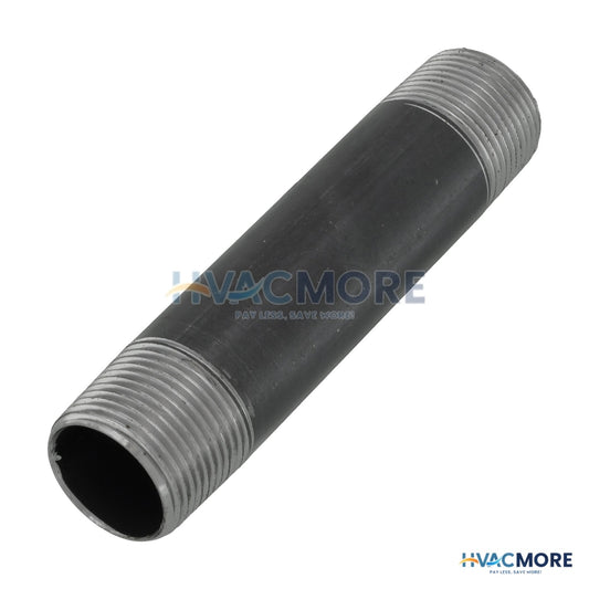 Everflow 1 in. x 5-1/2 in. Black Steel Nipple - NPBL1055