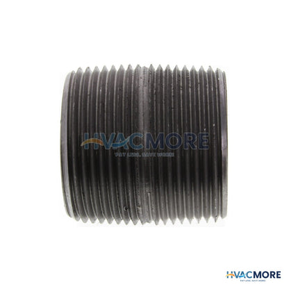 Everflow 1-1/4 in. x Close Black Steel Nipple - NPBL1100