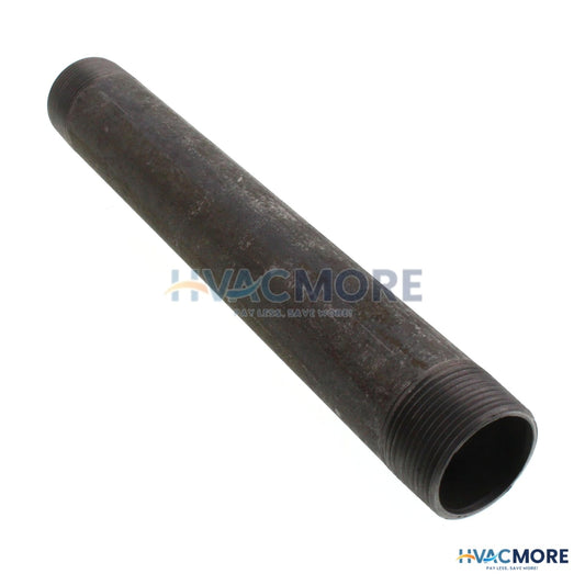 Everflow 1-1/4 in. x 11 in. Black Steel Nipple - NPBL1111