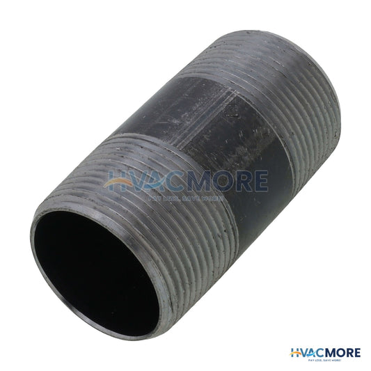 Everflow 1-1/4 in. x 3 in. Black Steel Nipple - NPBL1130