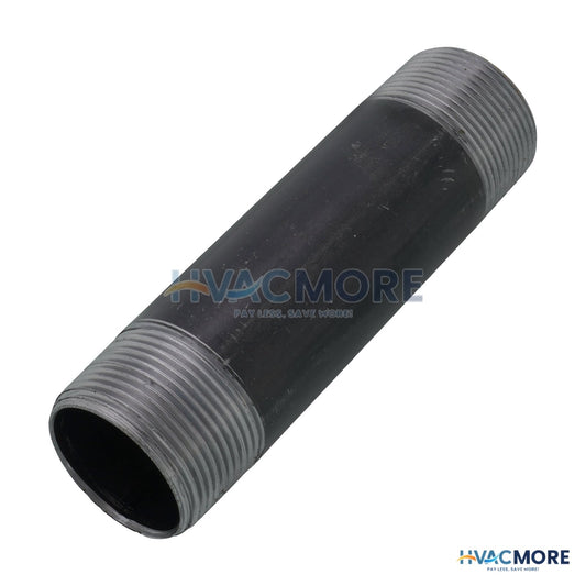 Everflow 1-1/4 in. x 5-1/2 in. Black Steel Nipple - NPBL1155