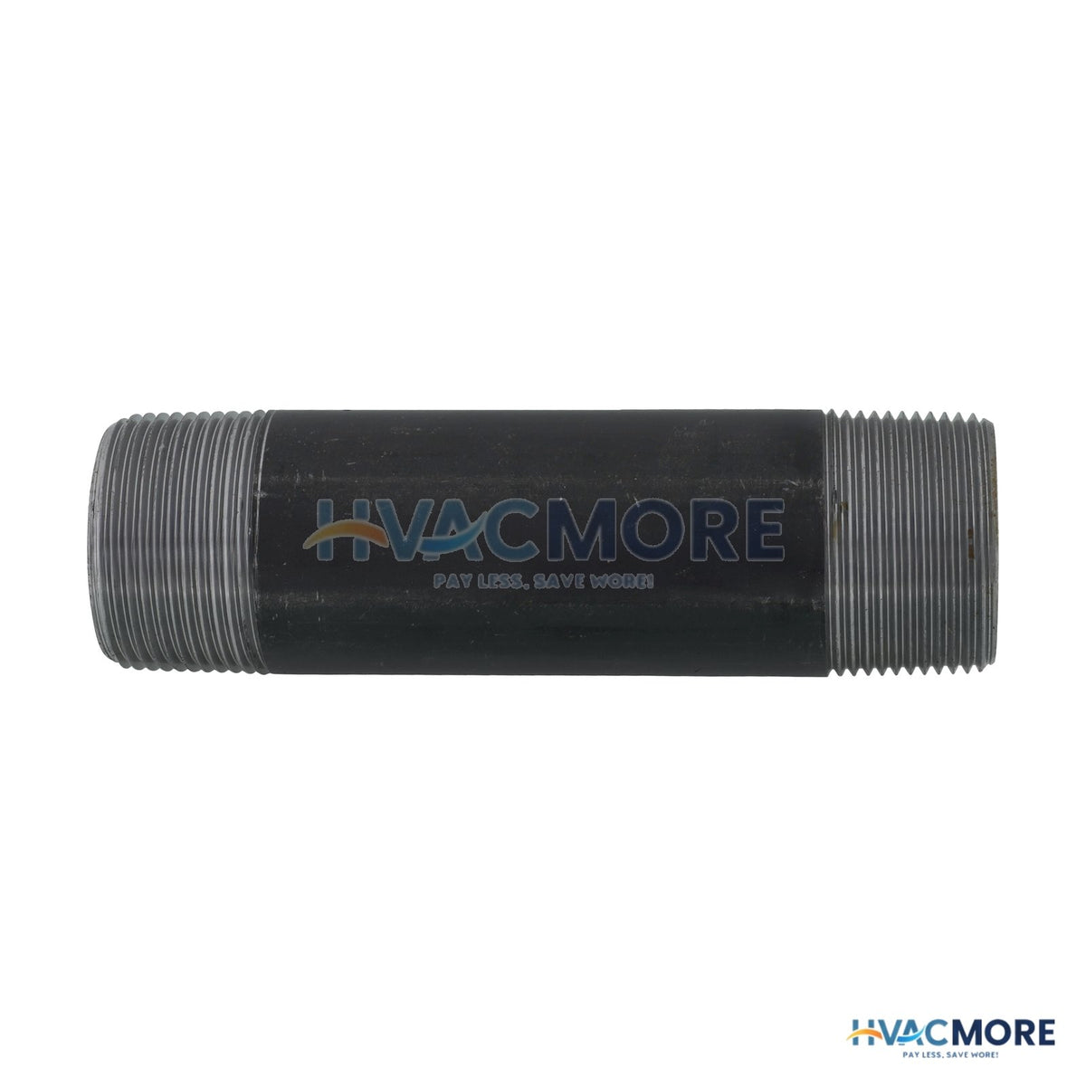 Everflow 1-1/4 in. x 5-1/2 in. Black Steel Nipple - NPBL1155