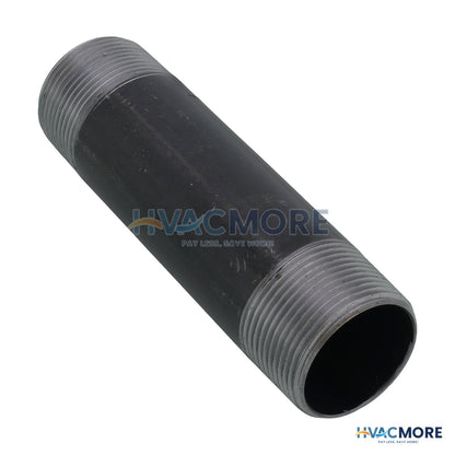 Everflow 1-1/4 in. x 5-1/2 in. Black Steel Nipple - NPBL1155