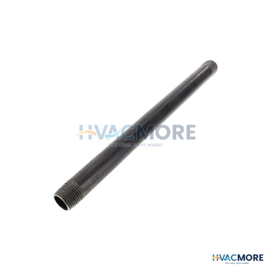 Everflow 1/2 in. x 11 in. Black Steel Nipple - NPBL1211