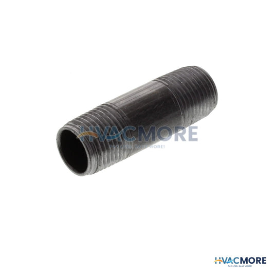 Everflow 1/2 in. x 2-1/2 in. Black Steel Nipple - NPBL1225