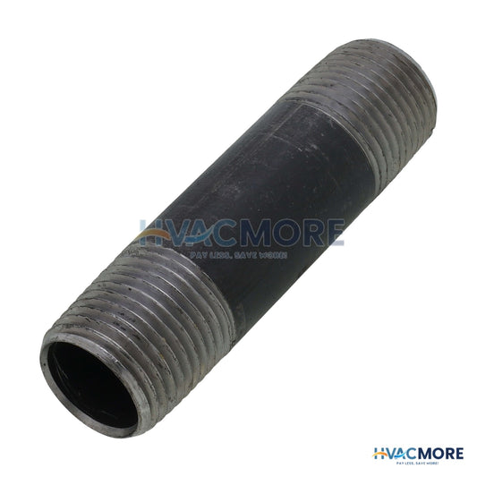 Everflow 1/2 in. x 3 in. Black Steel Nipple - NPBL1230