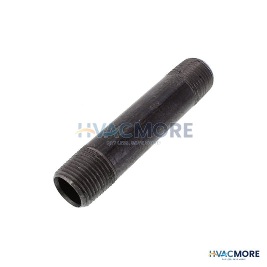 Everflow 1/2 in. x 4 in. Black Steel Nipple - NPBL1240