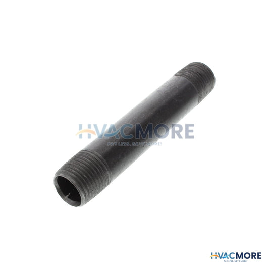 Everflow 1/2 in. x 4-1/2 in. Black Steel Nipple - NPBL1245
