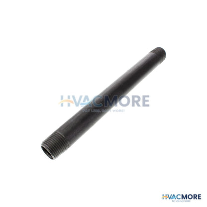 Everflow 1/2 in. x 8 in. Black Steel Nipple - NPBL1280