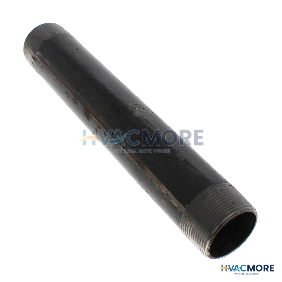 Everflow 1-1/2 in. x 11 in. Black Steel Nipple - NPBL1511