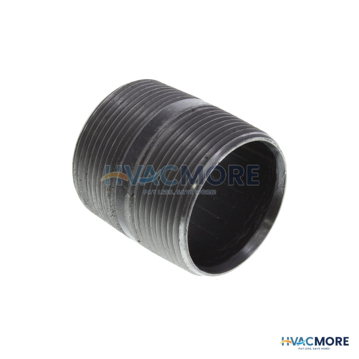 Everflow 1-1/2 in. x 2-1/2 in. Black Steel Nipple - NPBL1525