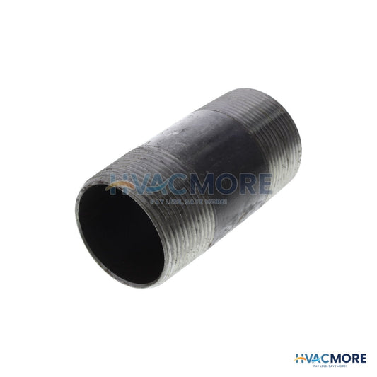 Everflow 1-1/2 in. x 3-1/2 in. Black Steel Nipple - NPBL1535