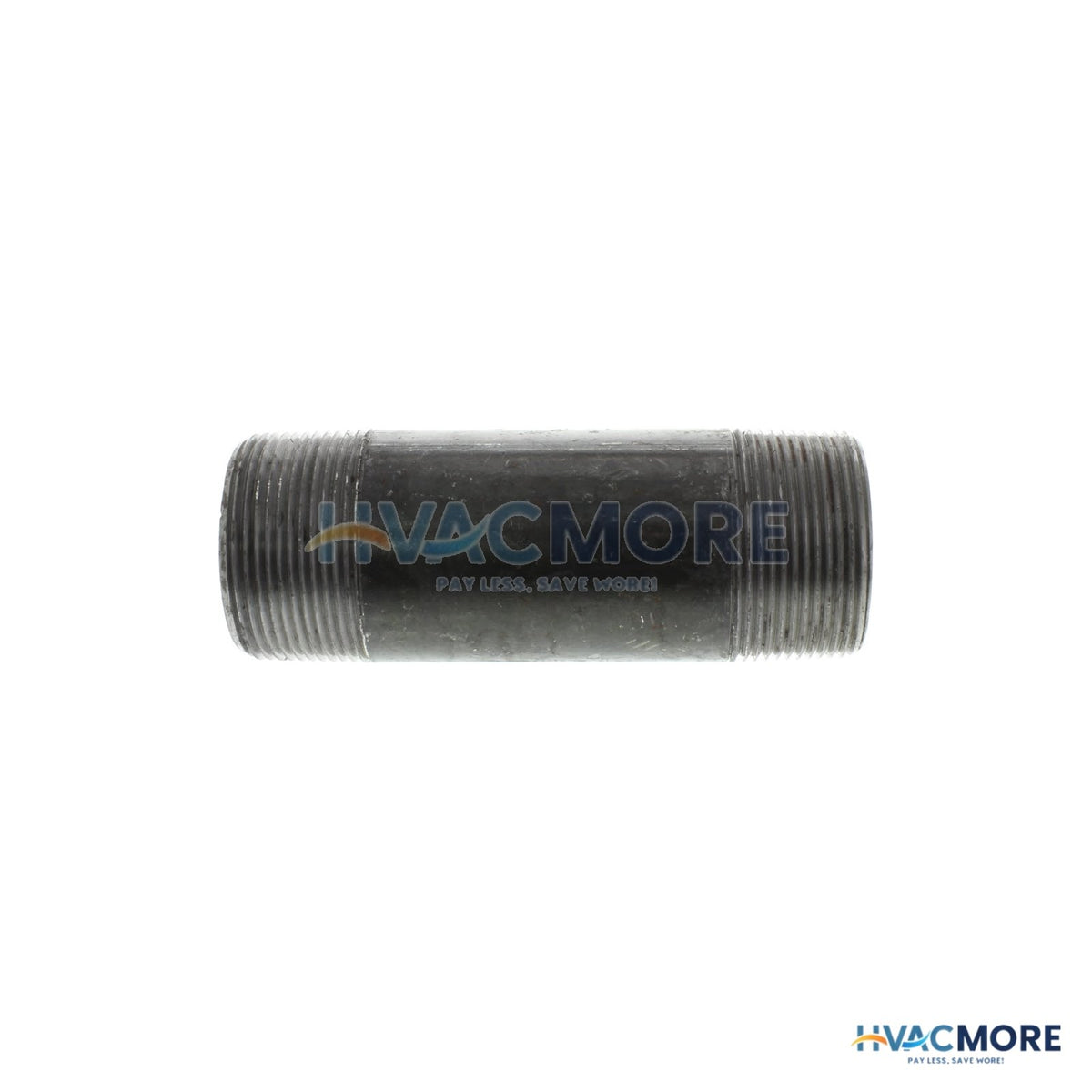 Everflow 1-1/2 in. x 5 in. Black Steel Nipple - NPBL1550