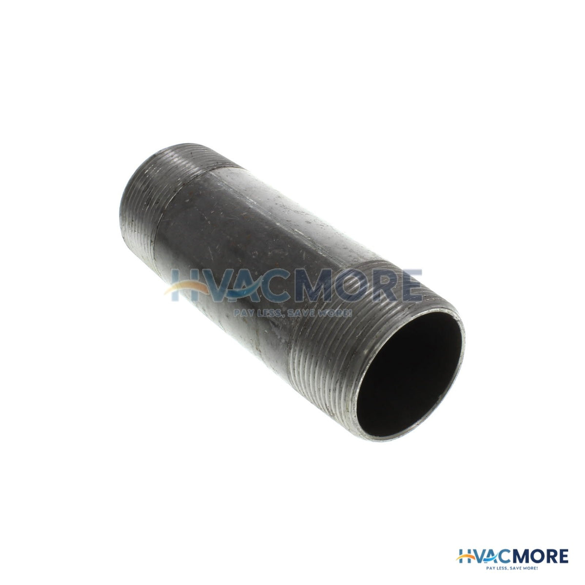 Everflow 1-1/2 in. x 5 in. Black Steel Nipple - NPBL1550