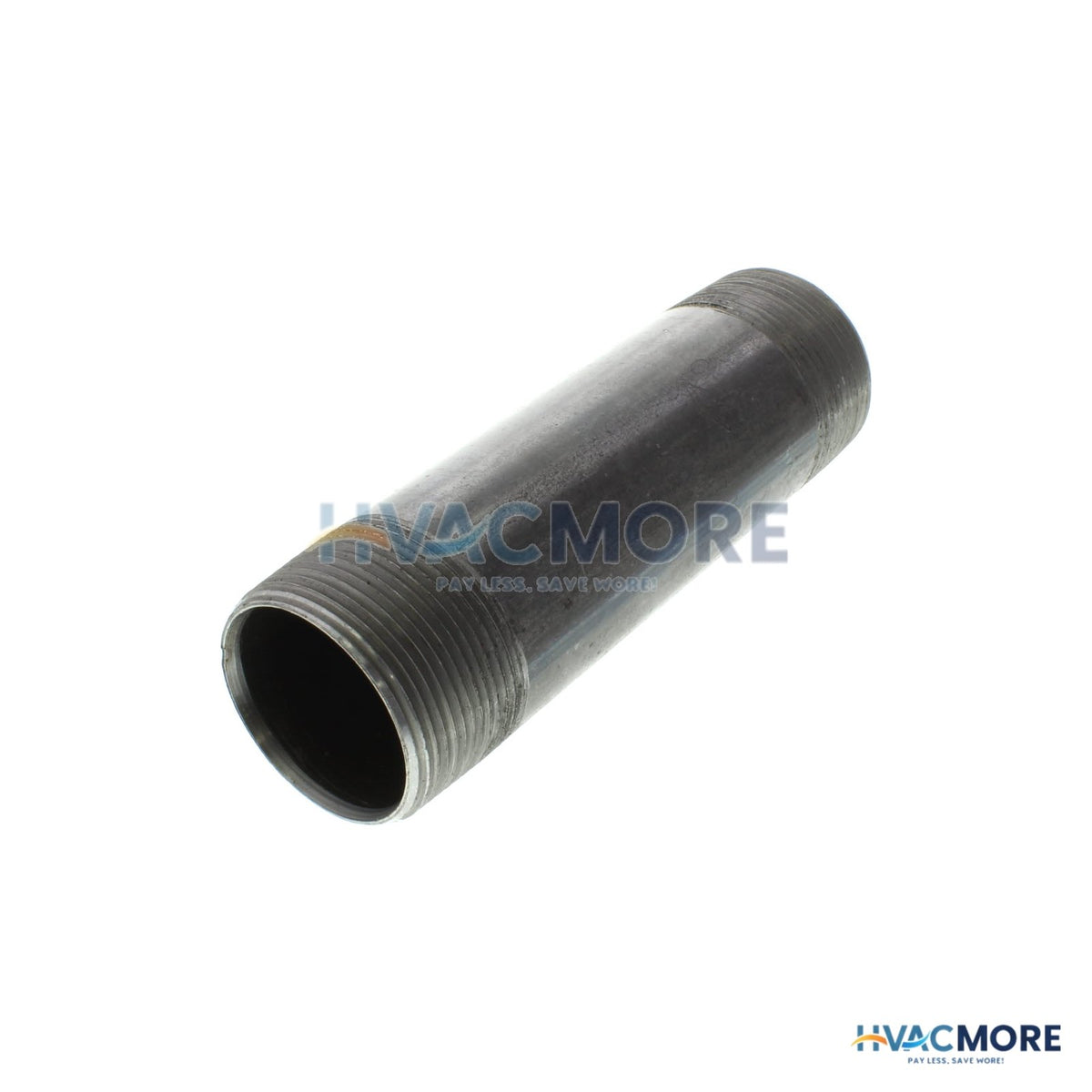 Everflow 1-1/2 in. x 6 in. Black Steel Nipple - NPBL1560
