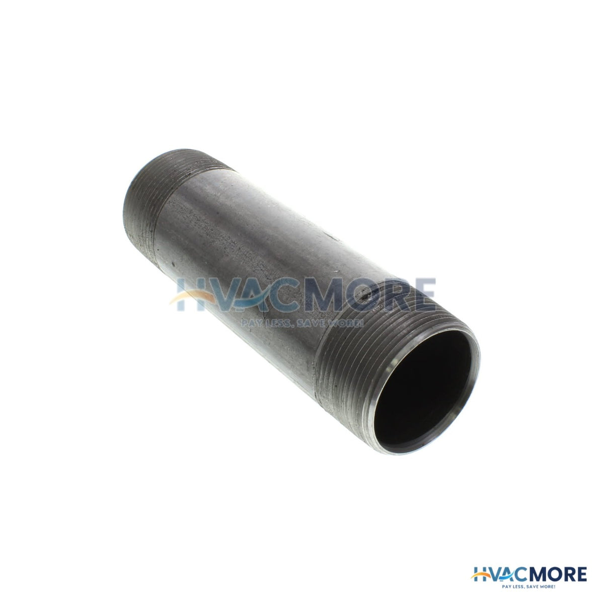 Everflow 1-1/2 in. x 6 in. Black Steel Nipple - NPBL1560