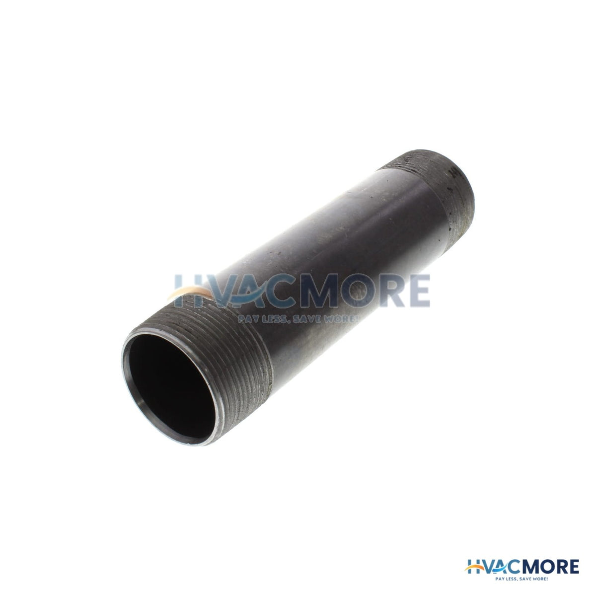 Everflow 1-1/2 in. x 7 in. Black Steel Nipple - NPBL1570