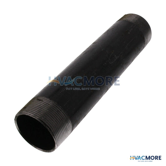 Everflow 2 in. x 10 in. Black Steel Nipple - NPBL2010