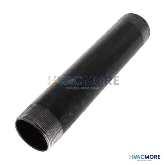 Everflow 2 in. x 11 in. Black Steel Nipple - NPBL2011